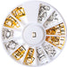 Gold & Silver Nail Art Decoration Wheels - NSI Australia
