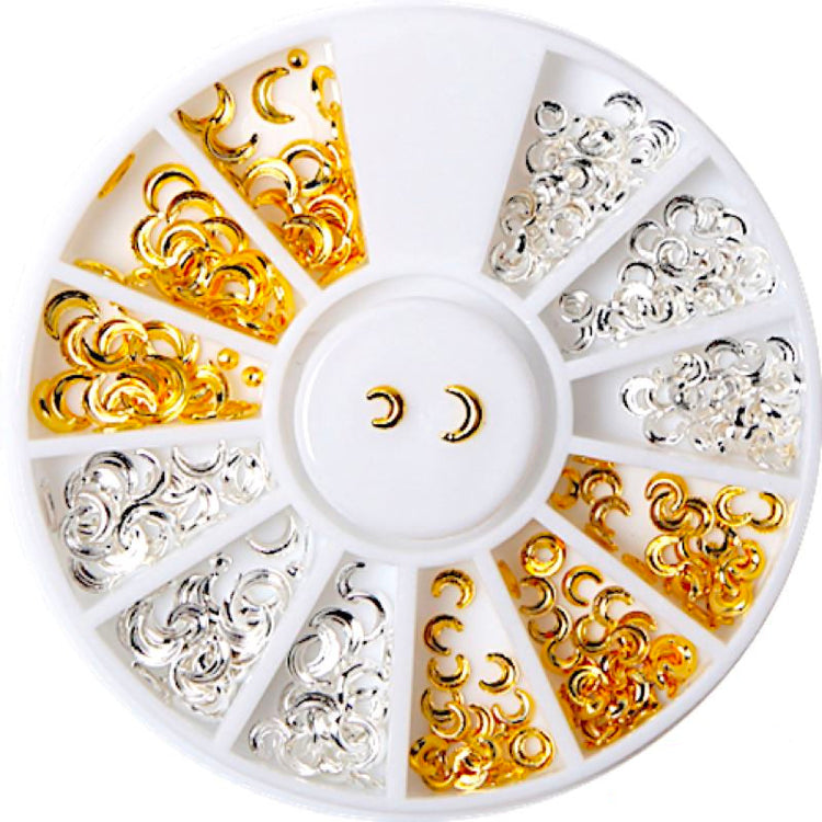Gold & Silver Nail Art Decoration Wheels - NSI Australia