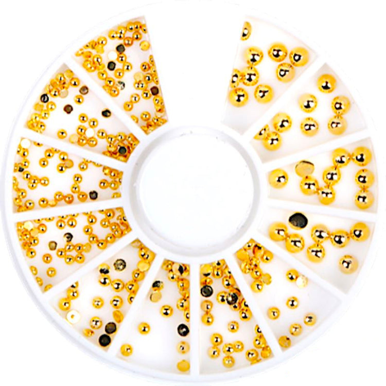 Gold & Silver Nail Art Decoration Wheels - NSI Australia