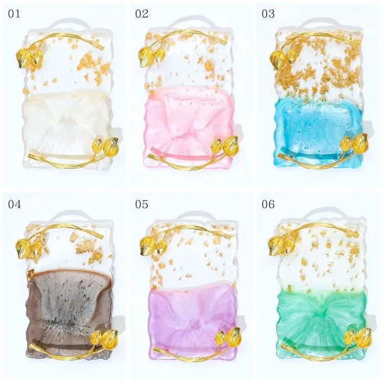 Golden Leaves Nail Art Palette Display - NSI Australia