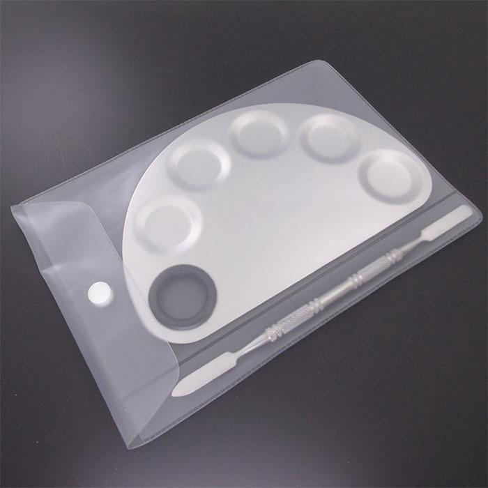 Mixing Palette Stainless Steel For Nail Art Colours + Mixing Tool - NSI Australia