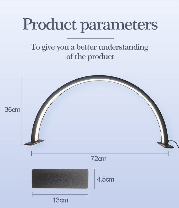 Half Moon Nail Desk Lamp - NSI Australia