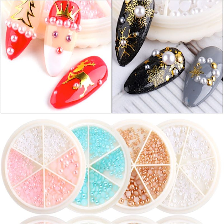 Half Pearls Nail Art Decoration Wheels - NSI Australia
