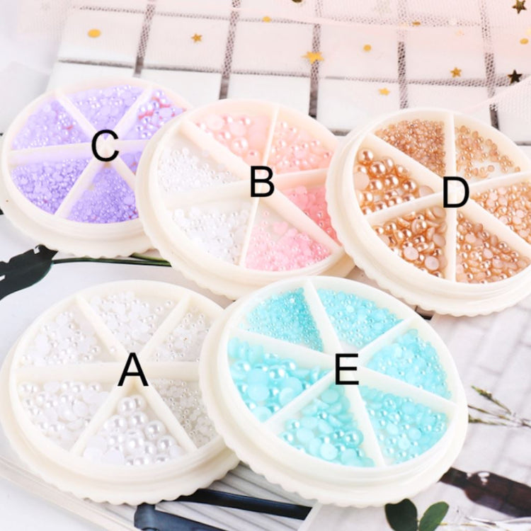 Half Pearls Nail Art Decoration Wheels - NSI Australia