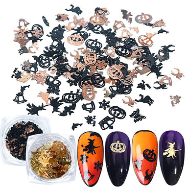 Halloween 3D Nail Art Ultra Thin Metal Slices - NSI Australia