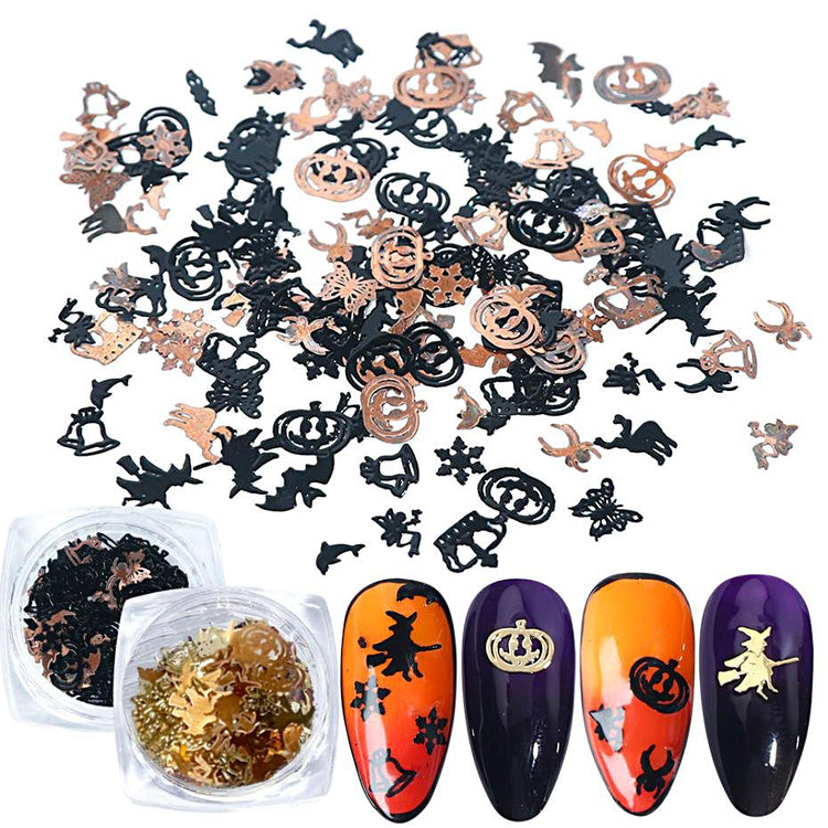 Halloween 3D Nail Art Ultra Thin Metal Slices - NSI Australia