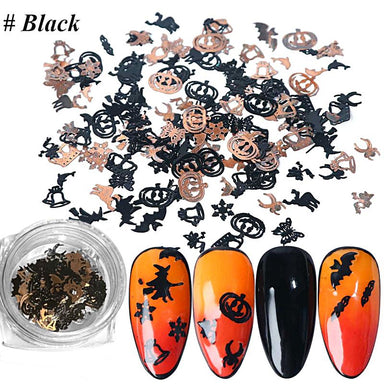 Halloween 3D Nail Art Ultra Thin Metal Slices - NSI Australia
