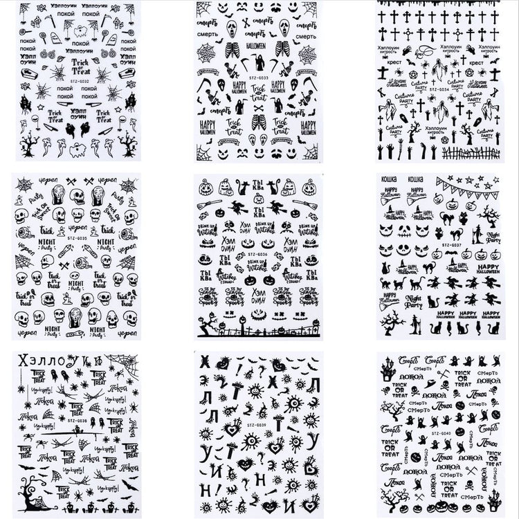 Halloween Nail Art Stickers - NSI Australia
