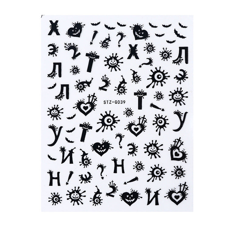 Halloween Nail Art Stickers - NSI Australia