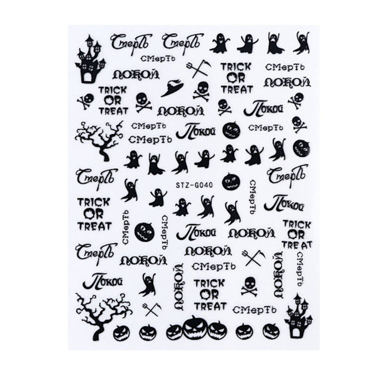 Halloween Nail Art Stickers - NSI Australia