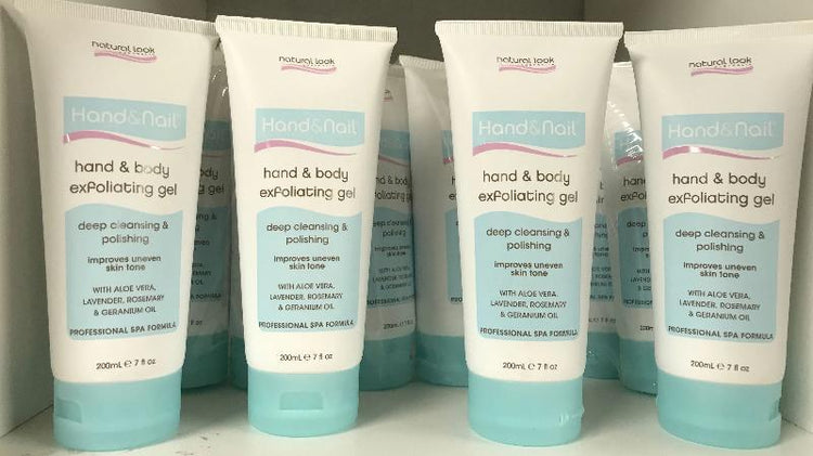 Hand & Body Exfoliating Gel 200g ~ Hand & Nail ~ Natural Look - NSI Australia