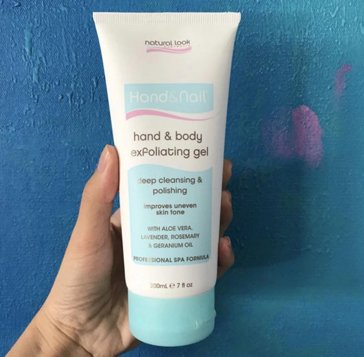 Hand & Body Exfoliating Gel 200g ~ Hand & Nail ~ Natural Look - NSI Australia