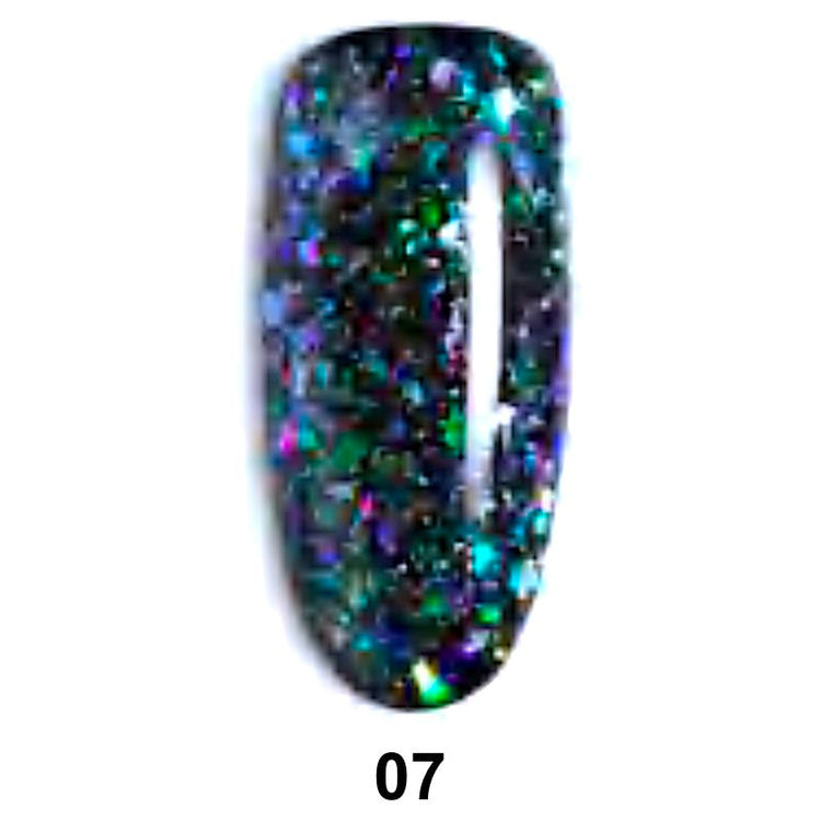 Holographic Flakes Gel Polish - NSI Australia