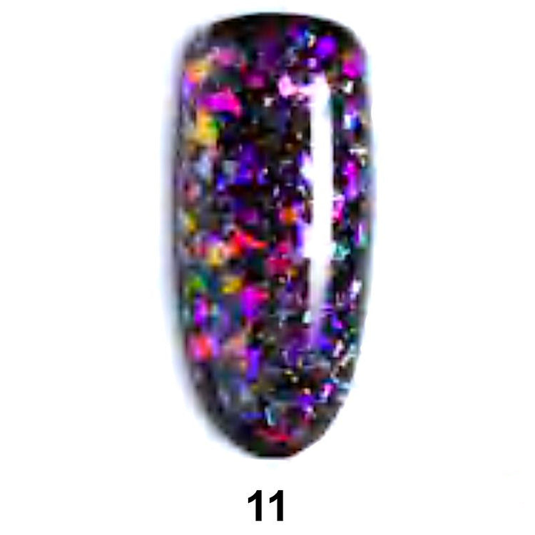 Holographic Flakes Gel Polish - NSI Australia
