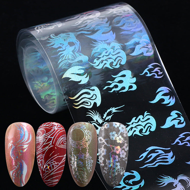 Holographic Laser Nail Foil 10pcs - NSI Australia