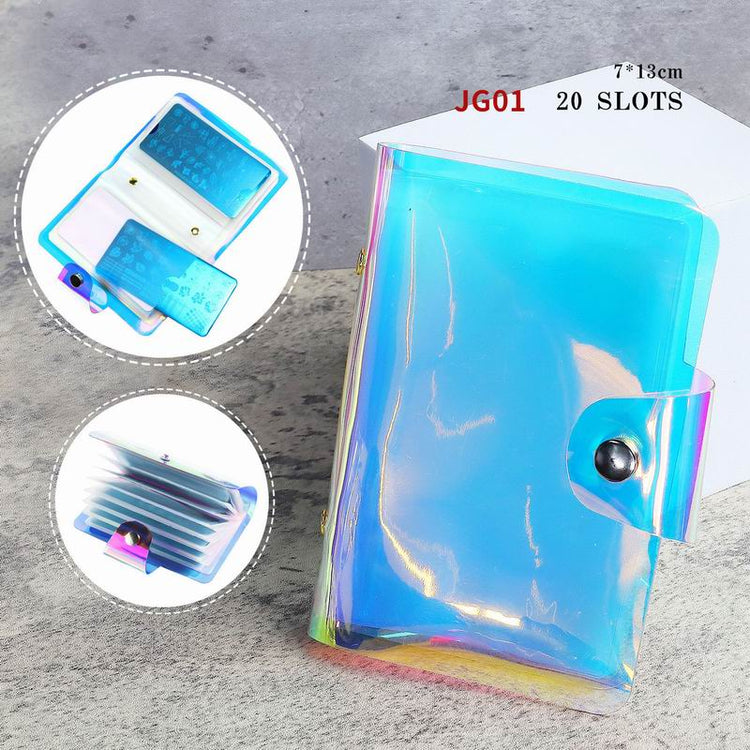 Holographic Stamping Plate Holder Storage Case - 20 Pockets - NSI Australia