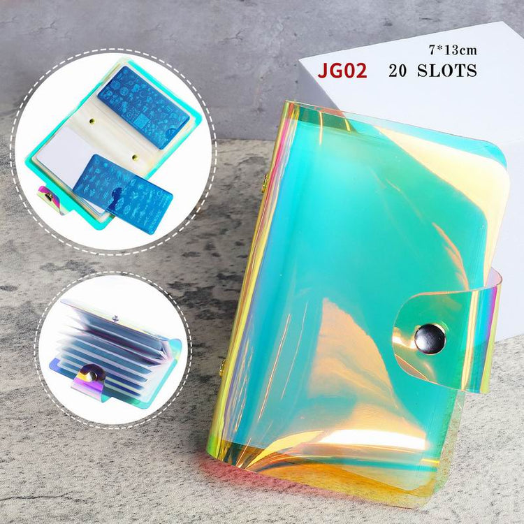 Holographic Stamping Plate Holder Storage Case - 20 Pockets - NSI Australia