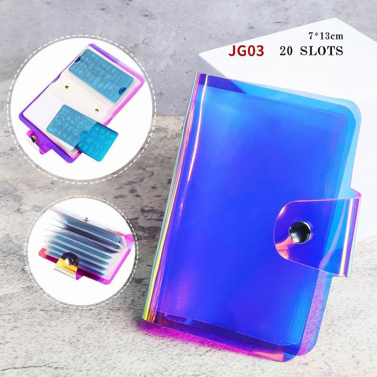 Holographic Stamping Plate Holder Storage Case - 20 Pockets - NSI Australia