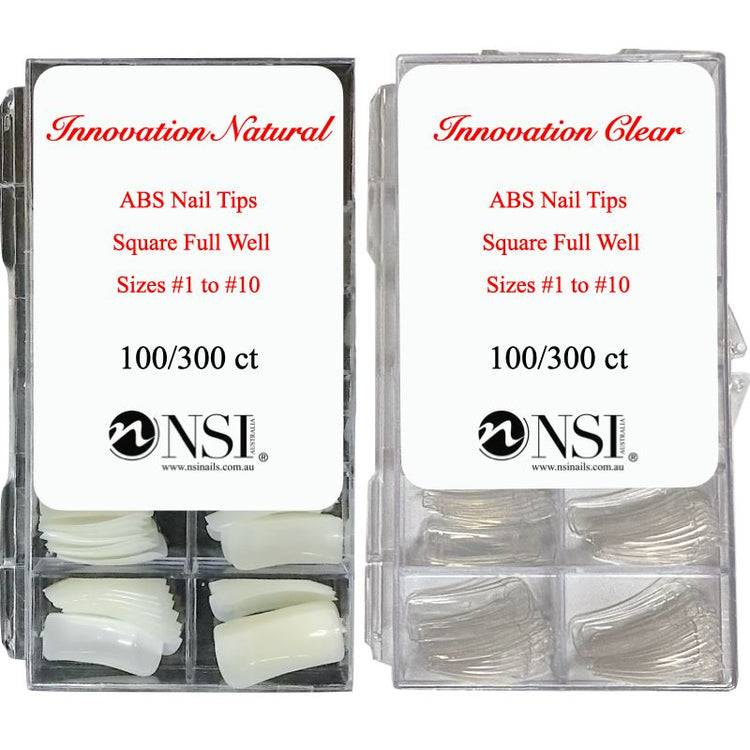 Clear Nail Tips - NSI Australia