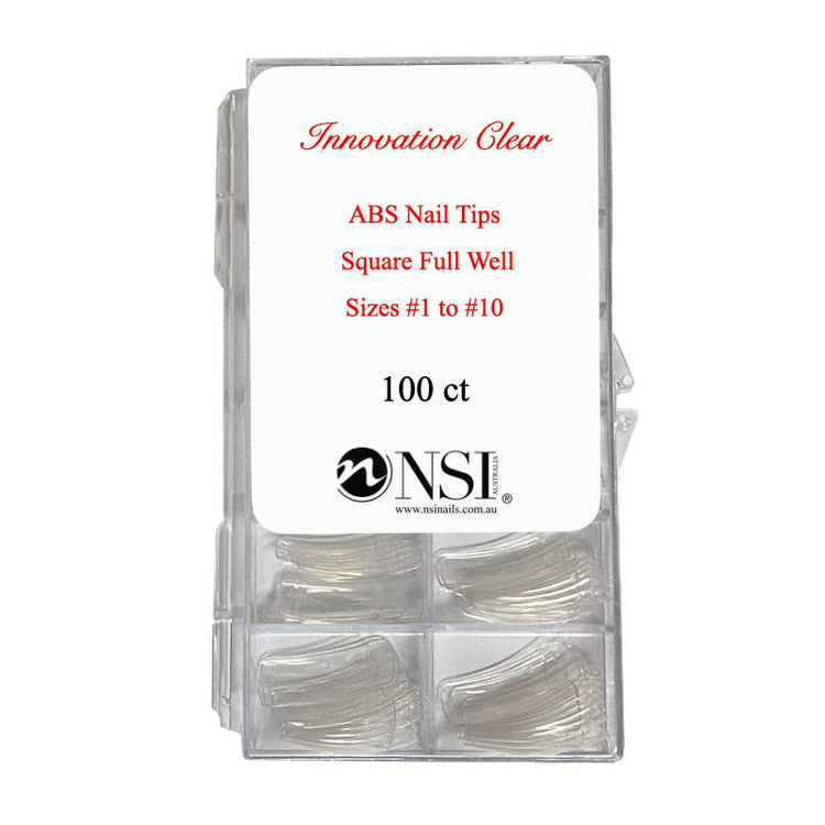Clear Nail Tips - NSI Australia