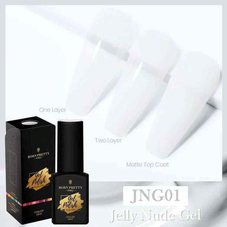 Jelly Nude Gel TRUBUTY Born Pretty 15ml - NSI Australia