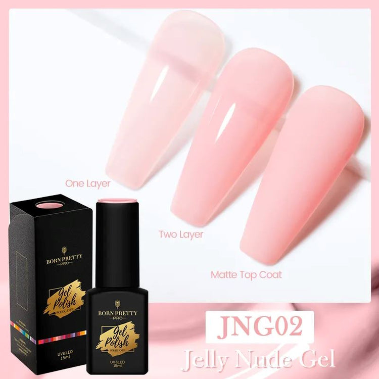 Jelly Nude Gel TRUBUTY Born Pretty 15ml - NSI Australia