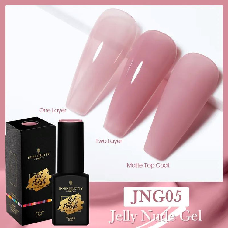 Jelly Nude Gel TRUBUTY Born Pretty 15ml - NSI Australia