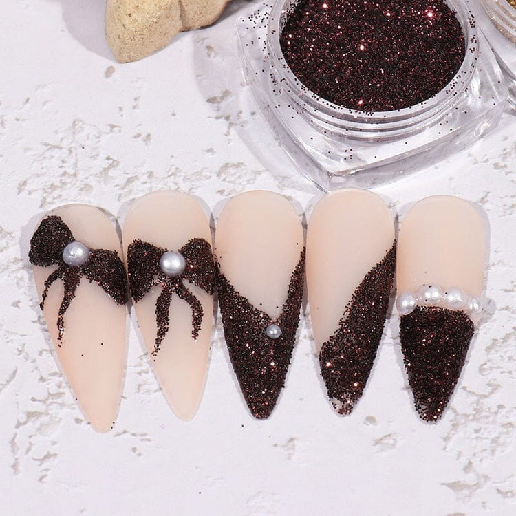 Laser Reflective Nail Glitter - 6 Jars Set - NSI Australia