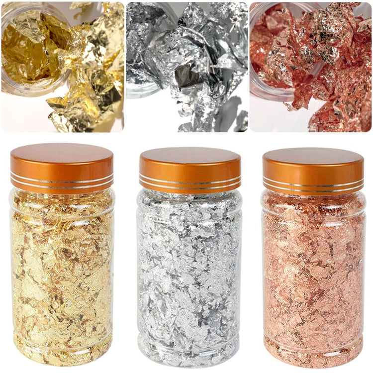 Leaf Foil Nail Art Large Jar - NSI Australia