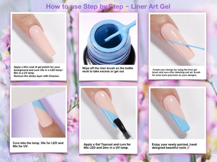 Liner Art Gel Collection Kit - NSI Australia