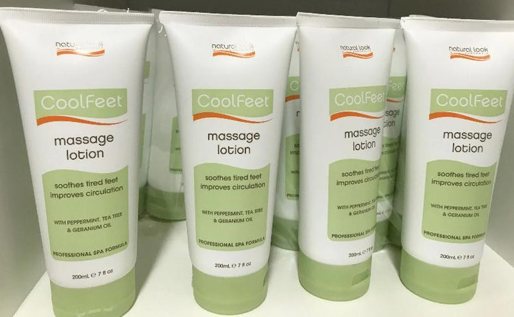 Massage Lotion ~ Cool Feet ~ Natural Look - NSI Australia