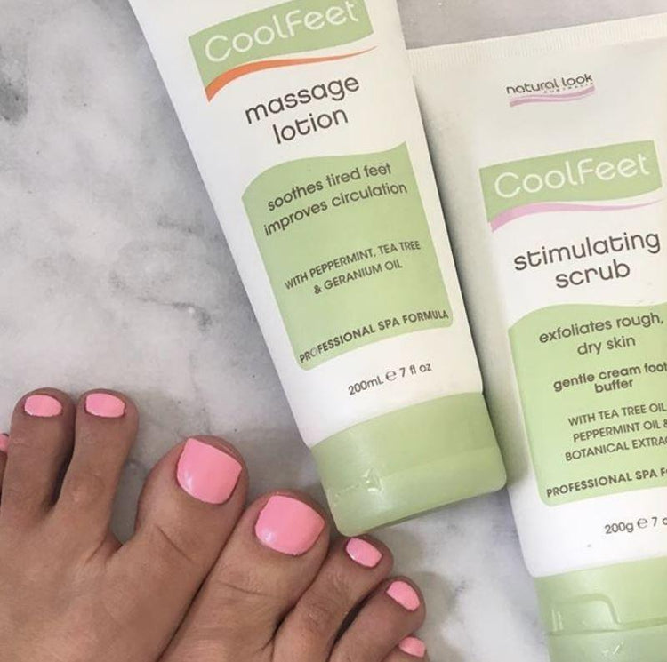 Massage Lotion ~ Cool Feet ~ Natural Look - NSI Australia