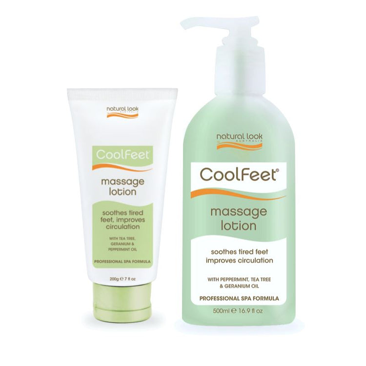 Massage Lotion ~ Cool Feet ~ Natural Look - NSI Australia