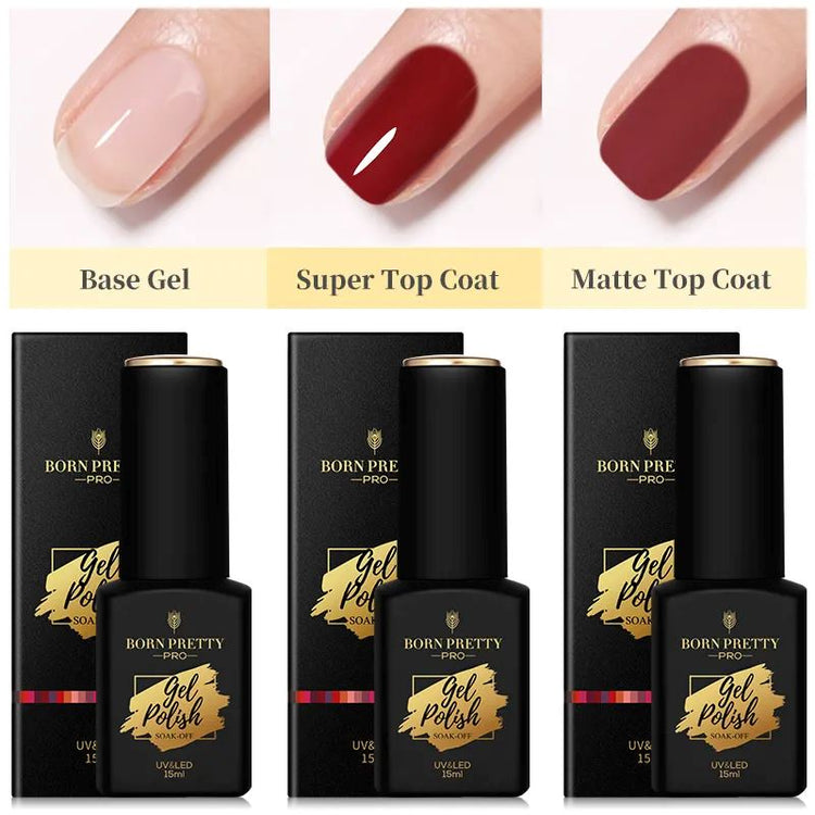 Matte Top Coat TRUBUTY Born Pretty 15ml - NSI Australia