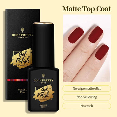 Matte Top Coat TRUBUTY Born Pretty 15ml - NSI Australia