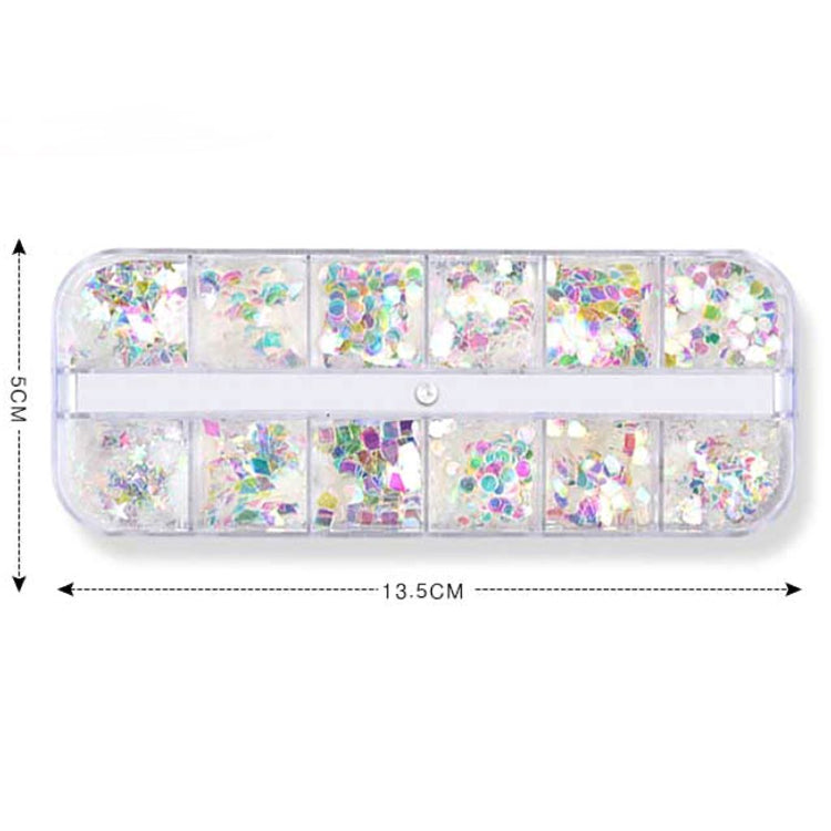 Mermaid Sequins 3D Holographic Flakes Tray - NSI Australia