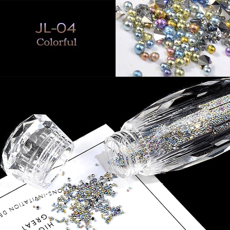 Micro Pixie Caviar Beads And Crystal Rhinestones 5g Jar - NSI Australia