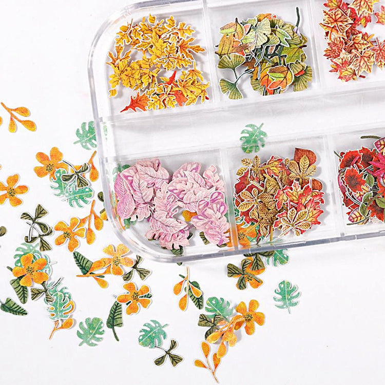 Mix Decoration AUTUMN Leaves and Flowers Tray - NSI Australia