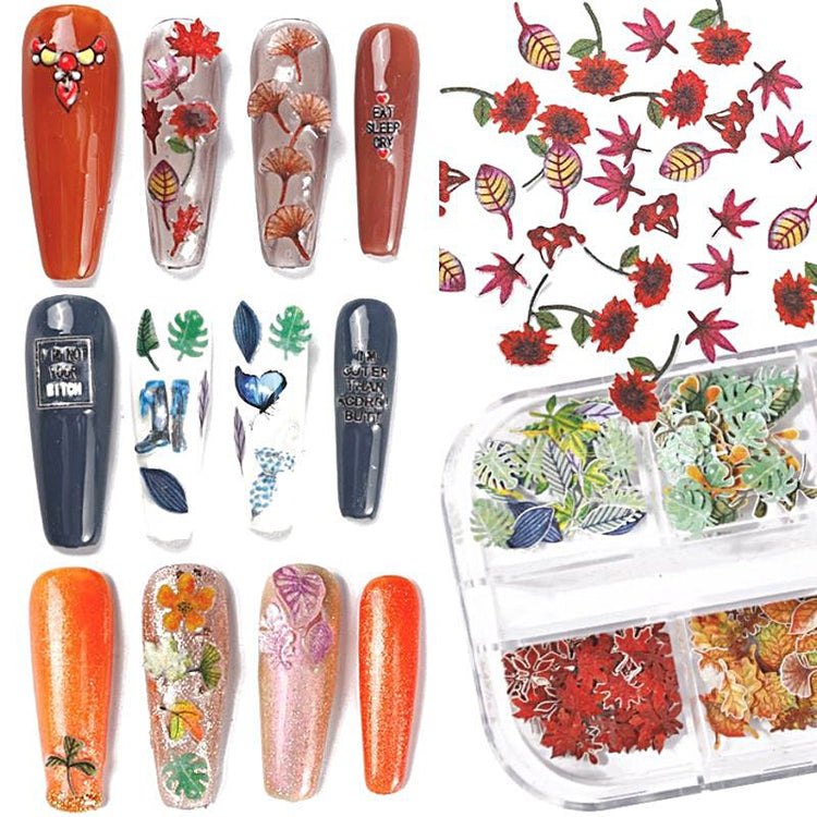 Mix Decoration AUTUMN Leaves and Flowers Tray - NSI Australia