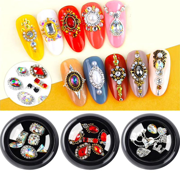 Mixed 3D Nail Art Rhinestone Charms - NSI Australia
