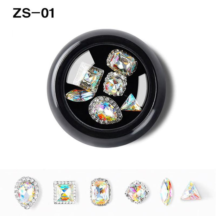 Mixed 3D Nail Art Rhinestone Charms - NSI Australia
