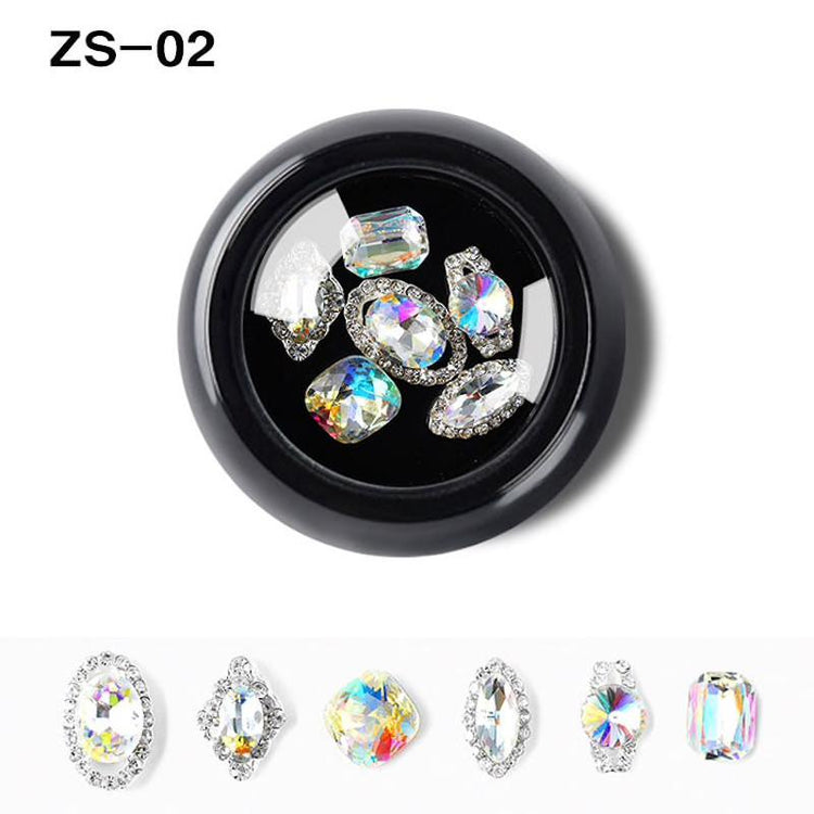 Mixed 3D Nail Art Rhinestone Charms - NSI Australia