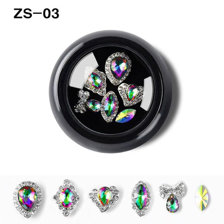Mixed 3D Nail Art Rhinestone Charms - NSI Australia