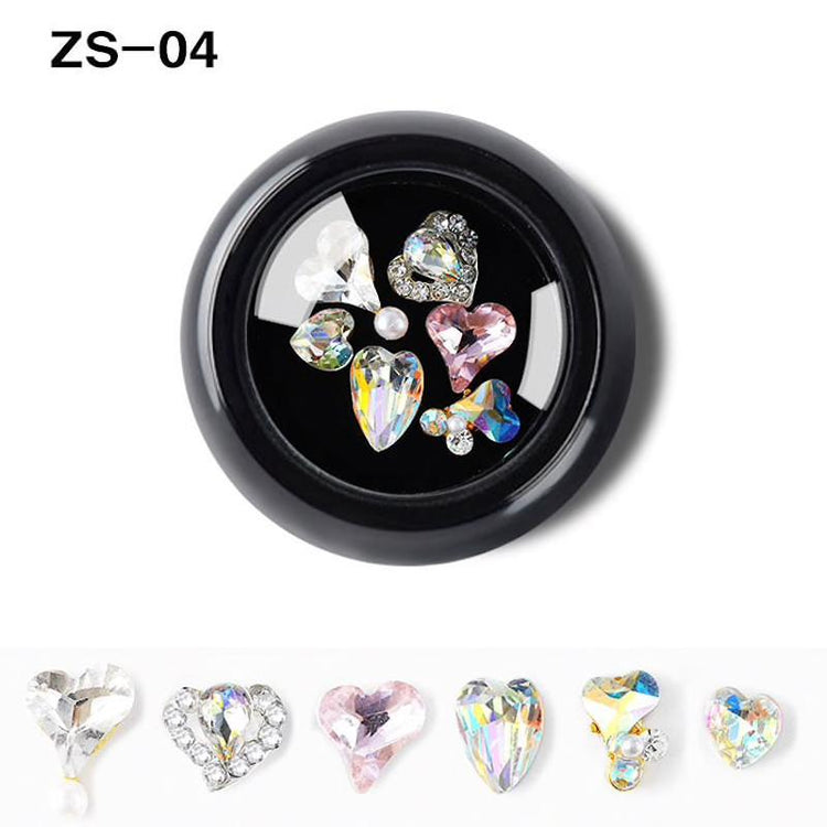 Mixed 3D Nail Art Rhinestone Charms - NSI Australia