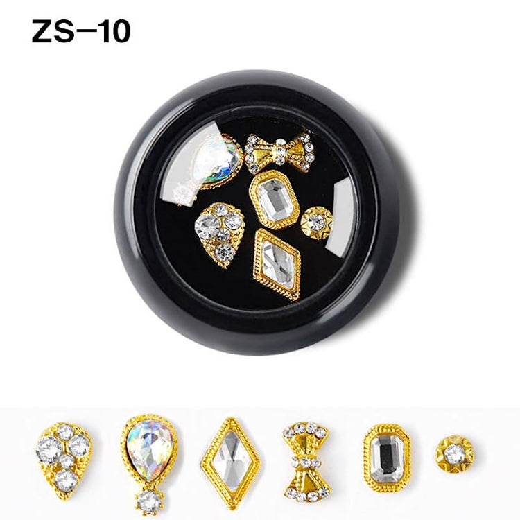 Mixed 3D Nail Art Rhinestone Charms - NSI Australia