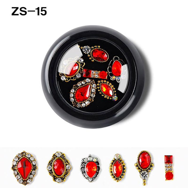 Mixed 3D Nail Art Rhinestone Charms - NSI Australia