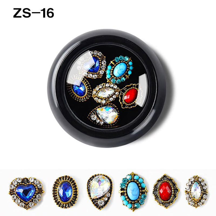 Mixed 3D Nail Art Rhinestone Charms - NSI Australia