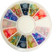 Mixed Colour Half Pearls Nail Art Decoration Wheel ZJPGB-23 - NSI Australia