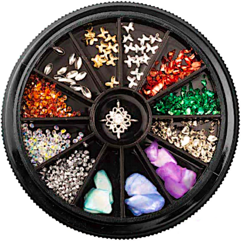 Mixed Nail Art Decoration Wheels - NSI Australia