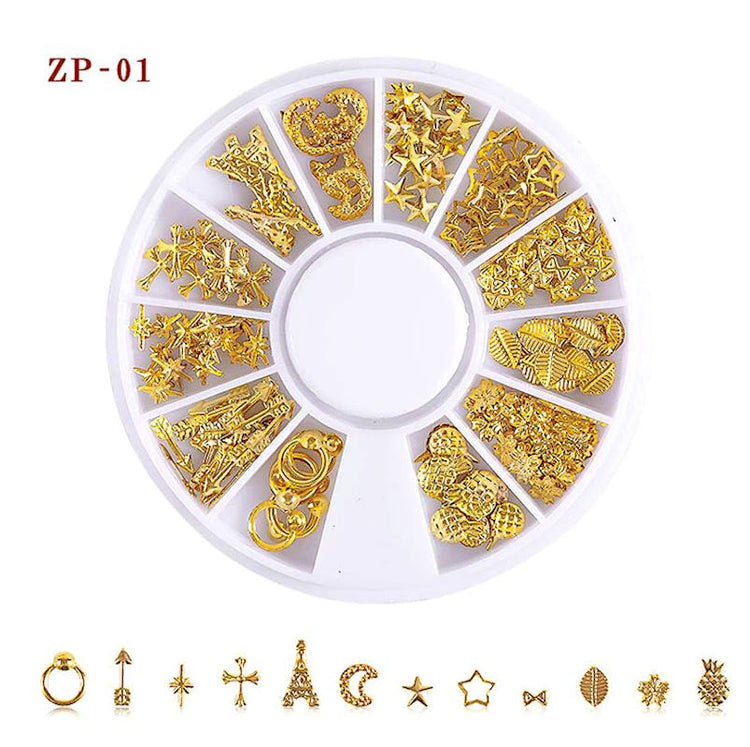Mixed Patterns Nail Art Decoration Wheels - NSI Australia